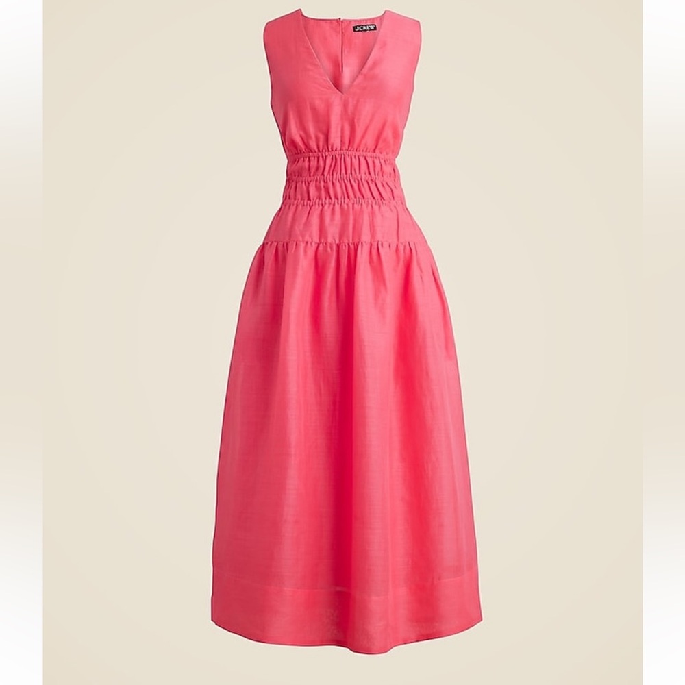 J. Crew Coral Sleeveless Dress